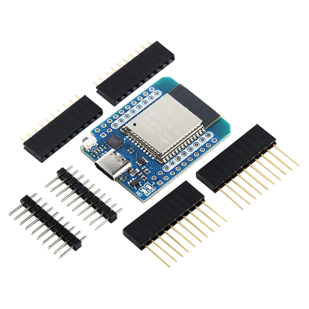 D1 mini esp32 bt wifi modul entwicklungs karte für internet der sachen cp2102 ch9102f serielle 40pin usb micro type-c esp32 – Detail 12