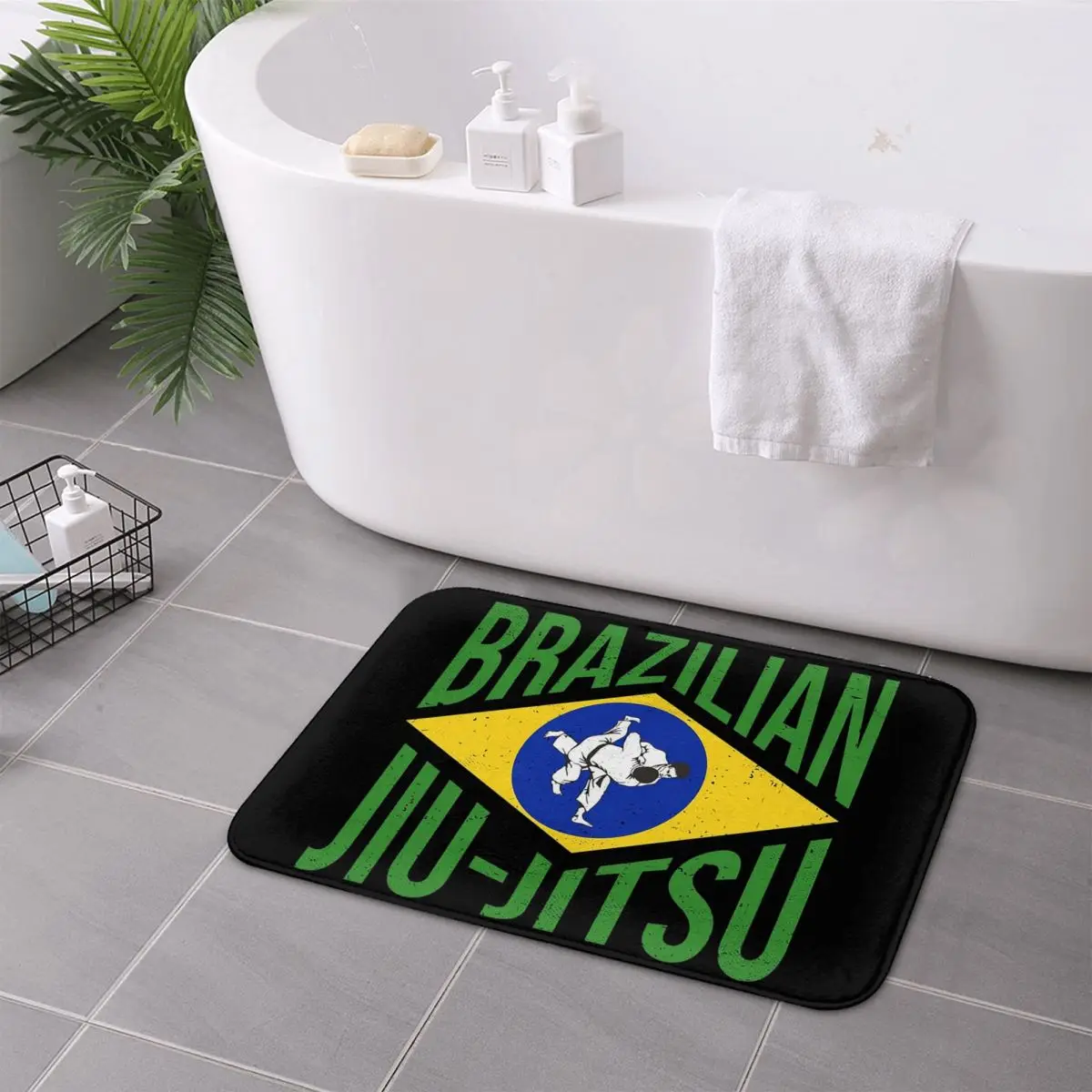 Brazilian Jiu-Jitsu BJJ Anti-slip Doormat Floor Mat Carpet Rug for Kitchen Entrance Home Bedroom Footpad Mats
