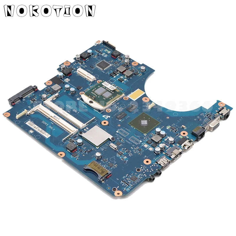 NOKOTION For Samsung R780 R730 R728 17.3 inch Laptop Motherboard HM55 DDR3 GT310M 512MB BA92-06515A BA92-06515B BA41-01174A