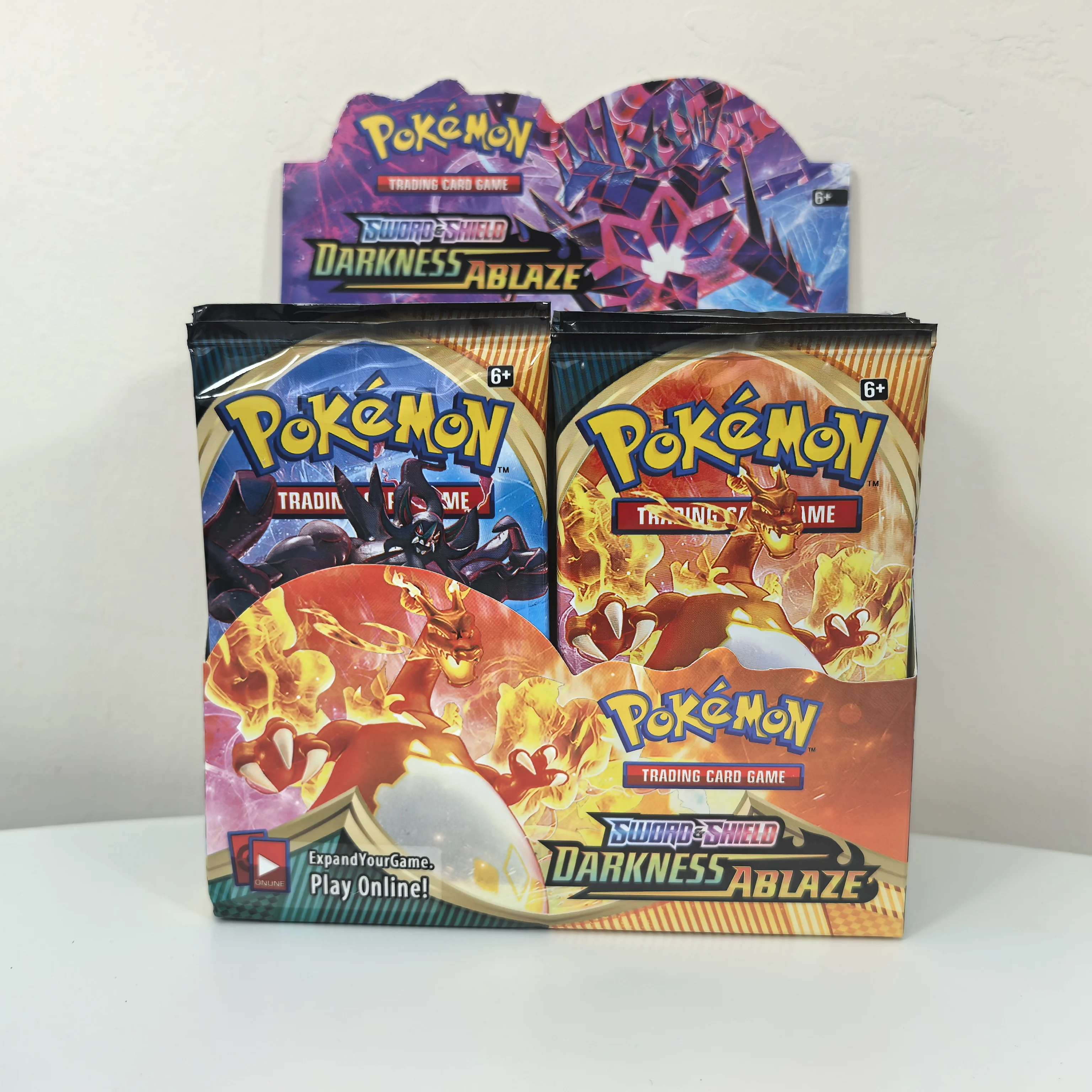 360Pcs English Pokémon TCG: Sword Shield Darkness Ablaze Booster Box Pokemon trade card 36 Pack Box