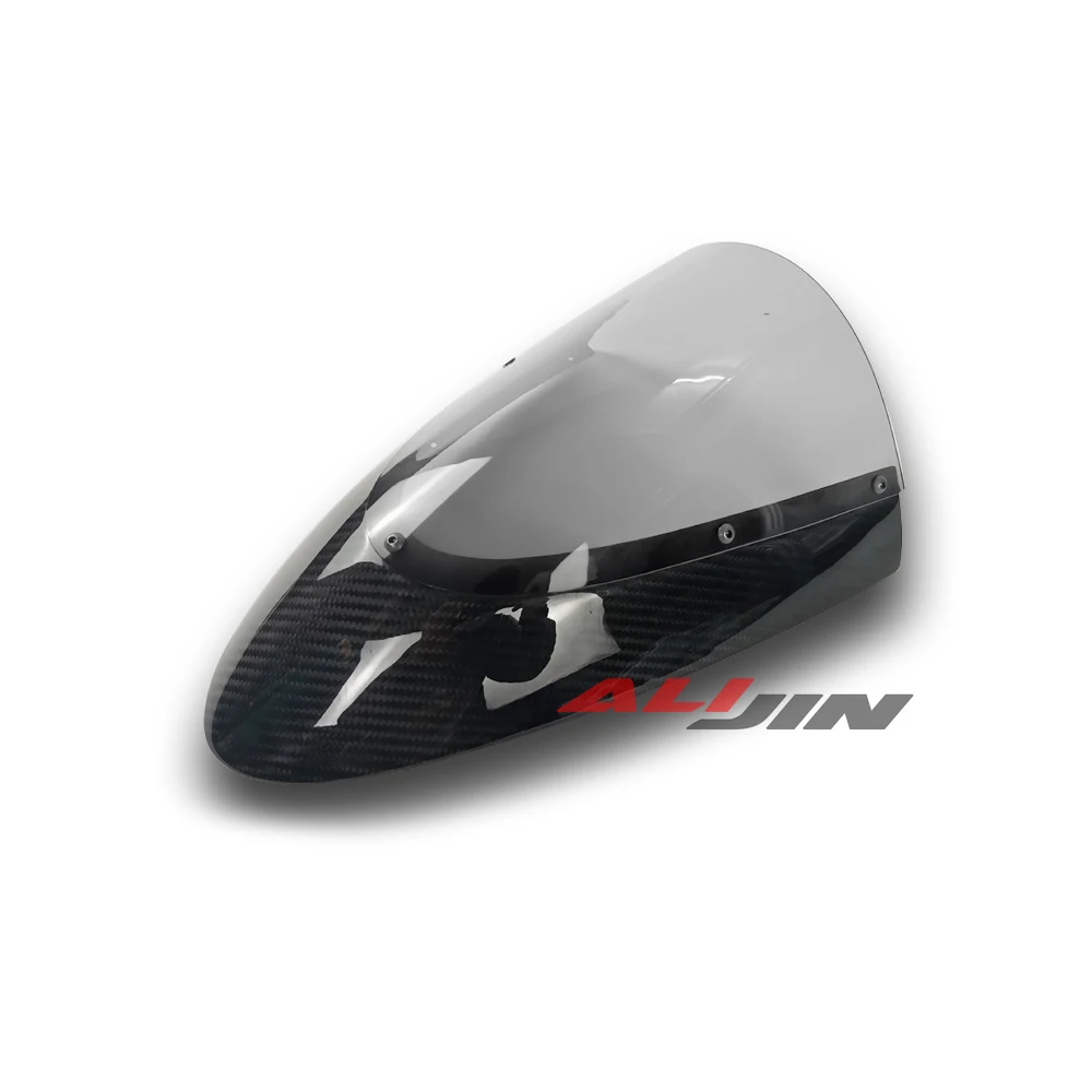 Real Dry Carbon Fiber For Aprilia RS660 Tuono 660 2021-2023 Motorcycle Front Fairing Windshield Heightened Windscreen Deflectors