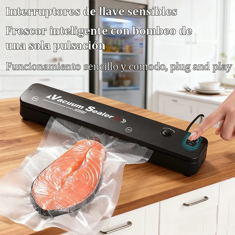 2025 식품 보존 백 진공 포장기 - 신선 식품 보관을 위한 자동 주방 밀봉기 실용적인 주방 도구