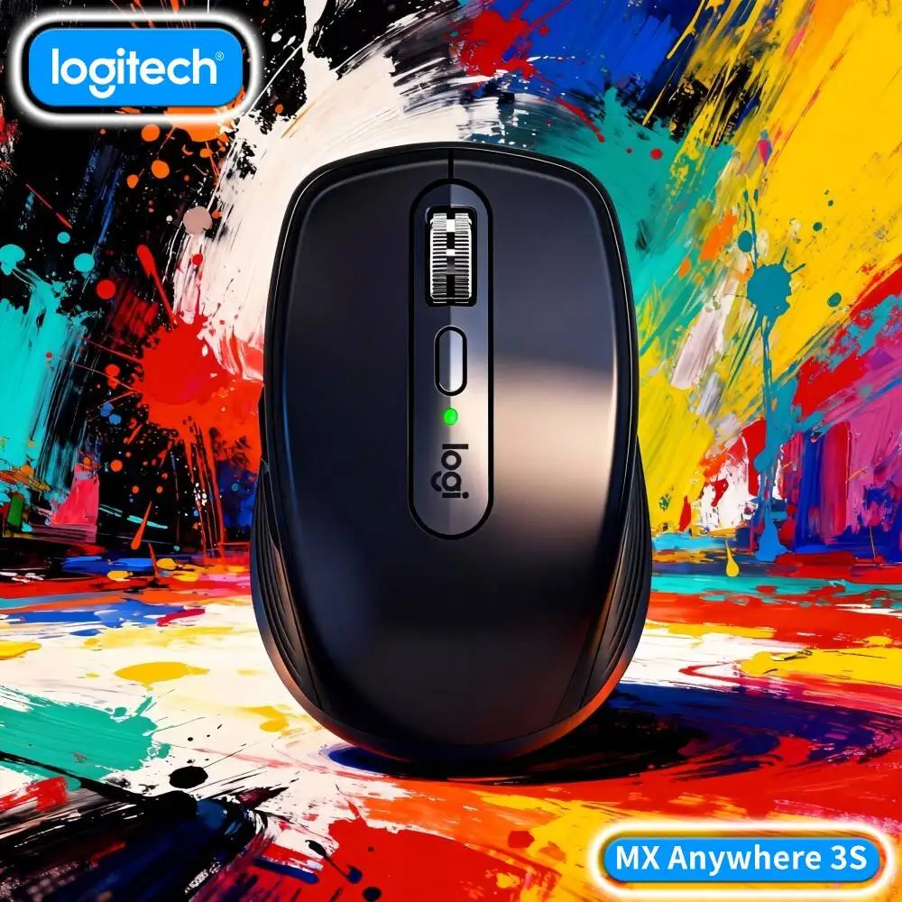 Office MX Anywhere 3S - 8000 DPI, 3-Device Bluetooth, Fast Charge, Perfect for Jewelry Boutique Desk & Daily Routine Work