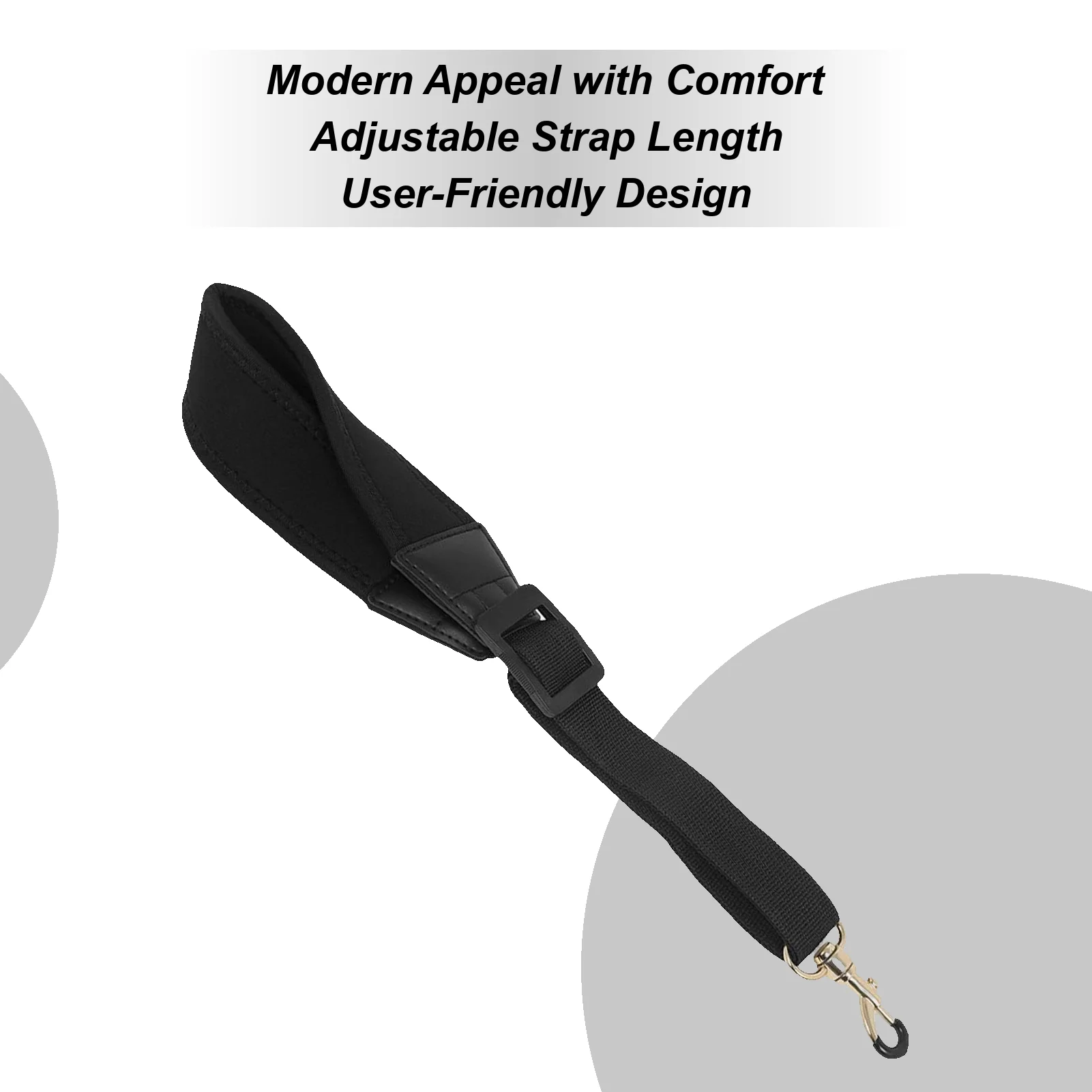 

Tenor Sax Neck Strap Alto Saxophone Neck Strap Adjustable Soft Cushioned Music Instrument Carrier With Metal Hook For Youth