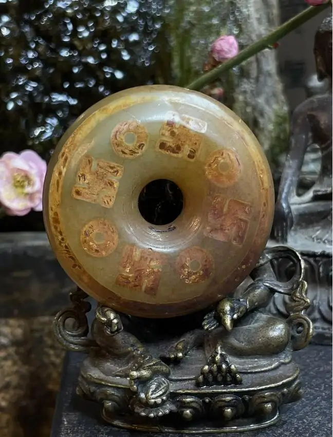 Tibetan Nepalese Himalayan Ancient agate Old Dzi Talisman Eye Beads Amulet