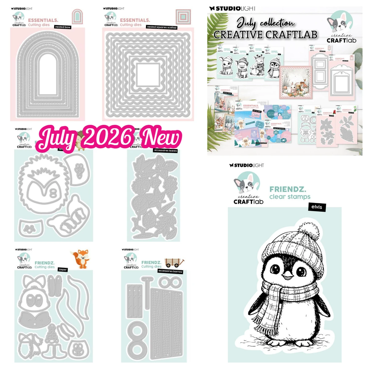 Stansmal Nested Squares Scallop Nested Bow Metal Cutting Dies for DIY Handmade Scrapbooking Photo Album Christmas July 2026 New