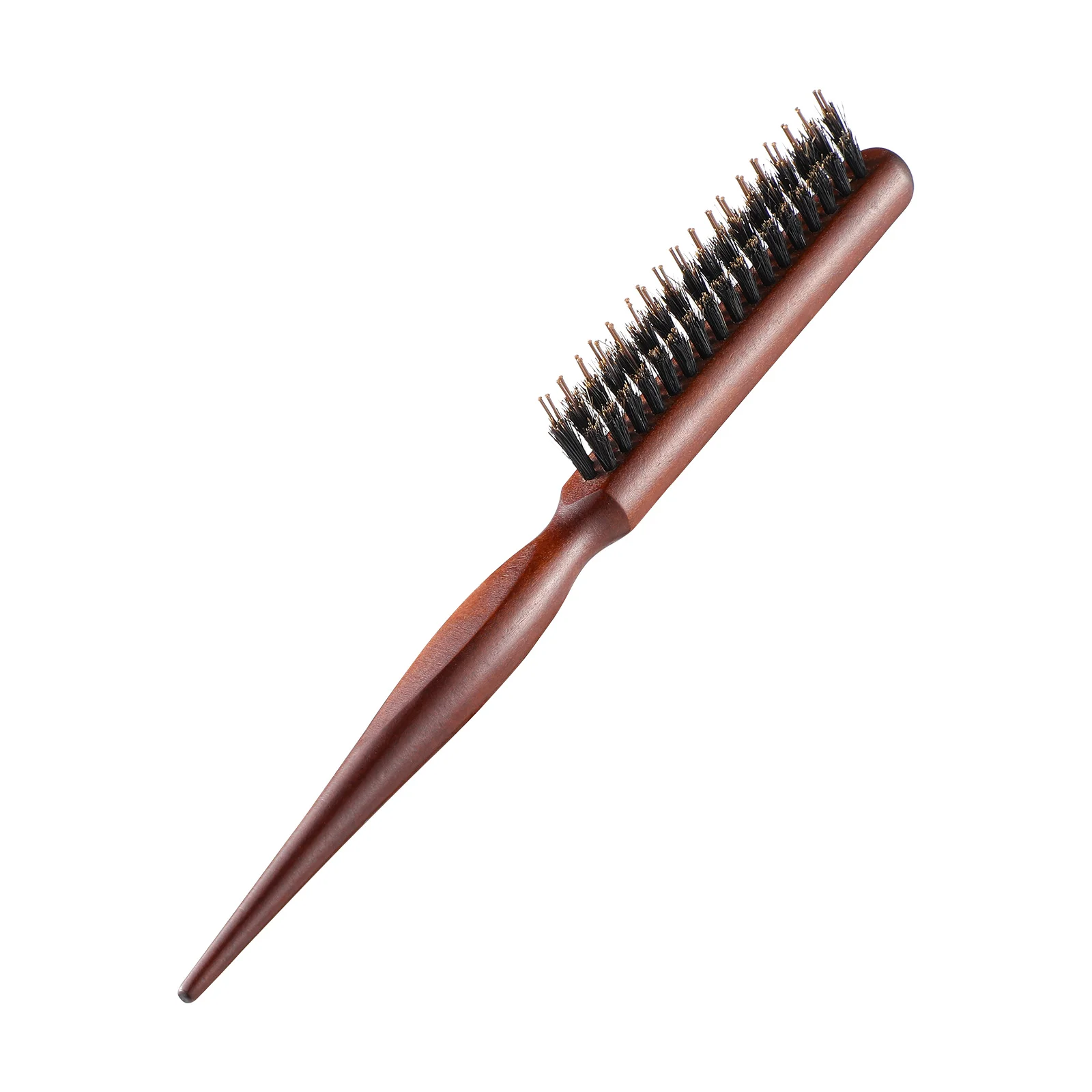 Hair Teasing Comb Combs Soft Bristle for Women Pointed Tail Hairdressing Wooden Handle Bristles Wool