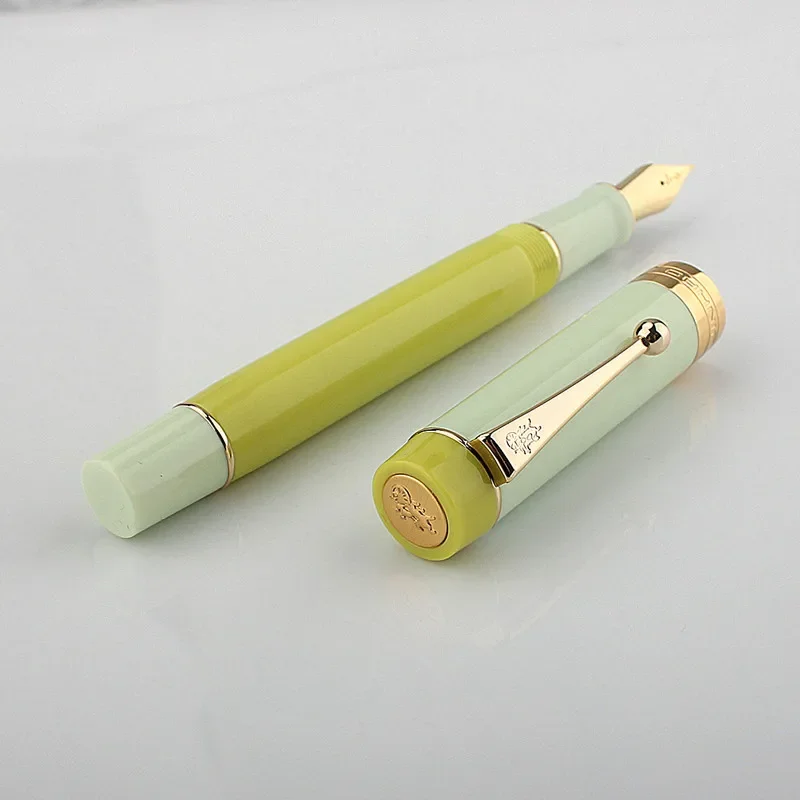 

Jinhao 100 Centennial Fountain Pen Resin Luxury Pens Green Color F/M Classic Nib Writing Pen Stationery Office School Supplies