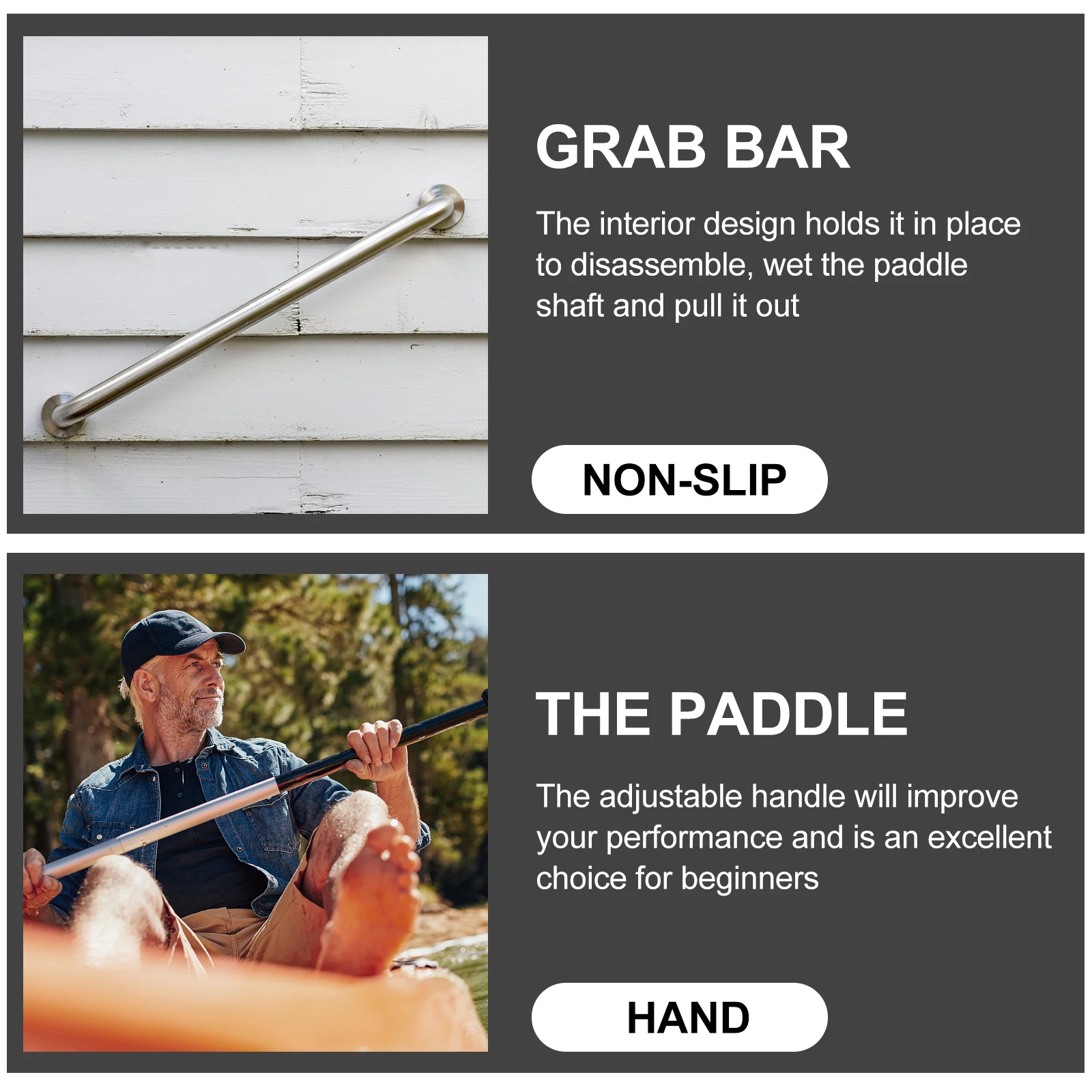 

2pcs Kayak Paddle Covers 22CM Sponge Non-Slip Grips Lightweight Protective Case Boat Accessories Paddle Rod Protector