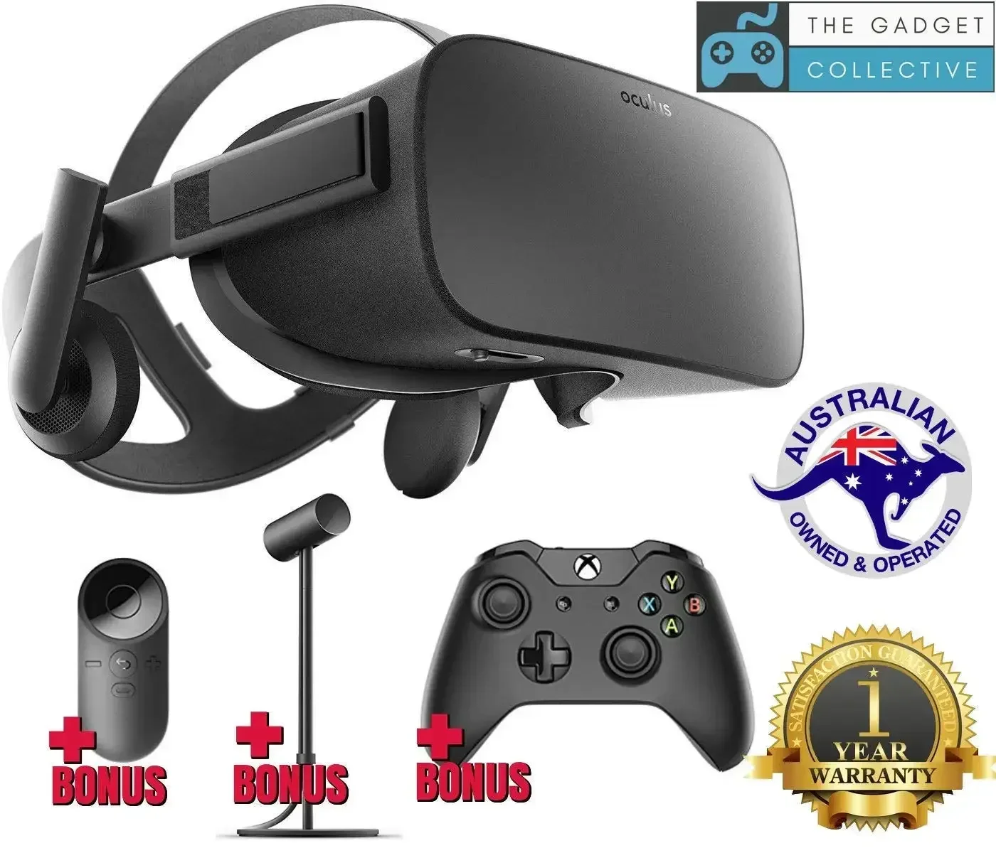 

Oculus Rift VR Headset High Resolution Immersive Virtual Reality Gaming Headset with 3D Audio