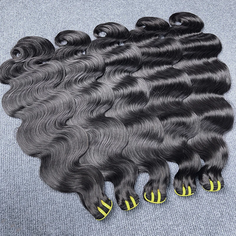 15A 더블 드로운 100% 버진 생바디 웨이브 인모 헤어 번들 특가 베트남산 딥 컬리 최고급 헤어 번들 익스텐션