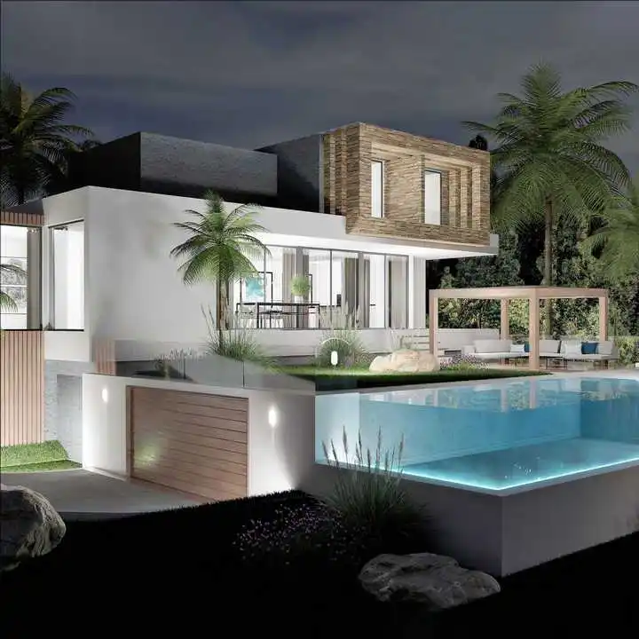 Affordable Prefab Homes Metal Building Home Modern Prefab Modular Portable House Villas