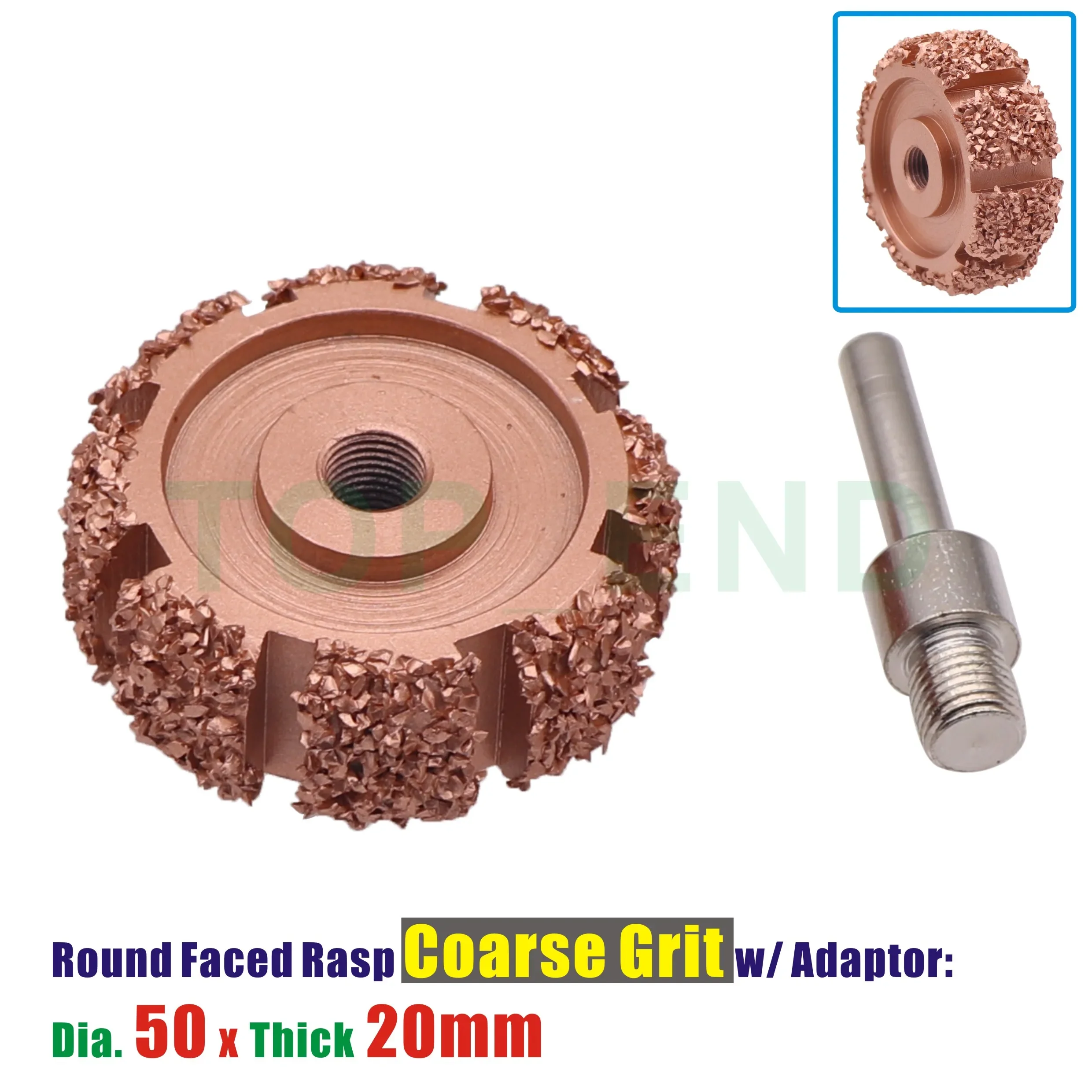 1pc Coarse Grit Buffing Wheel Tungsten Carbide Rasp Round Faced / Tapered Cone / Pencil Rasp with Arbor Adaptor Wheel Grind Rasp