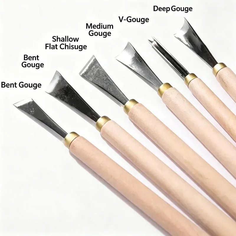 31pcs Wood Carving Tool Kit 1.0 0.5cm Fine Detail to 3.0 2.5 2.0cm Chisels - Comprehensive Set for Carving Enthusiasts