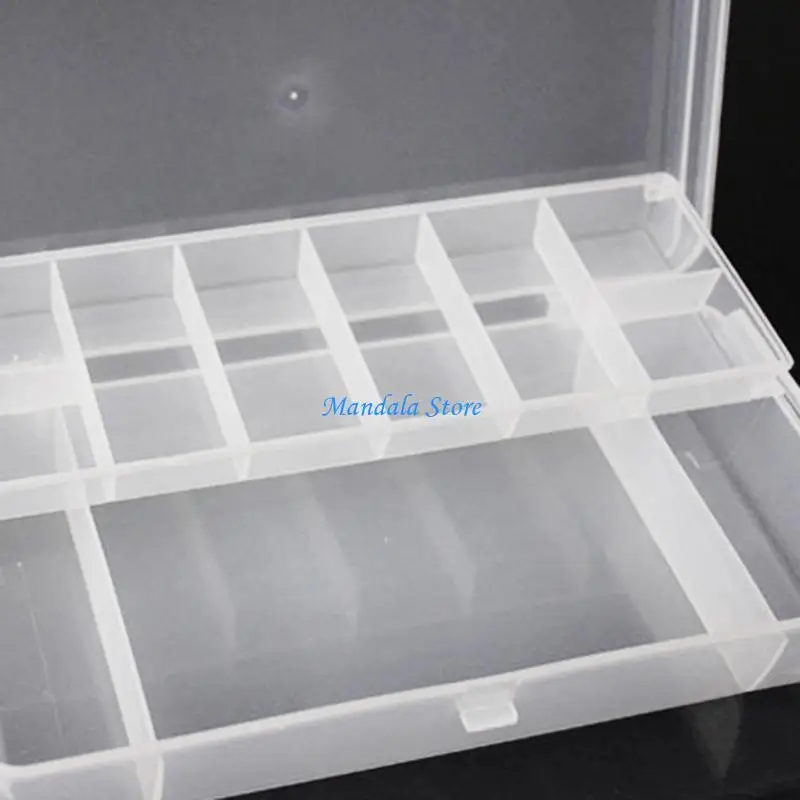 U2JC Tool Box with Large Capacity Plastic Tray Hand Tool Storage Box for Ca