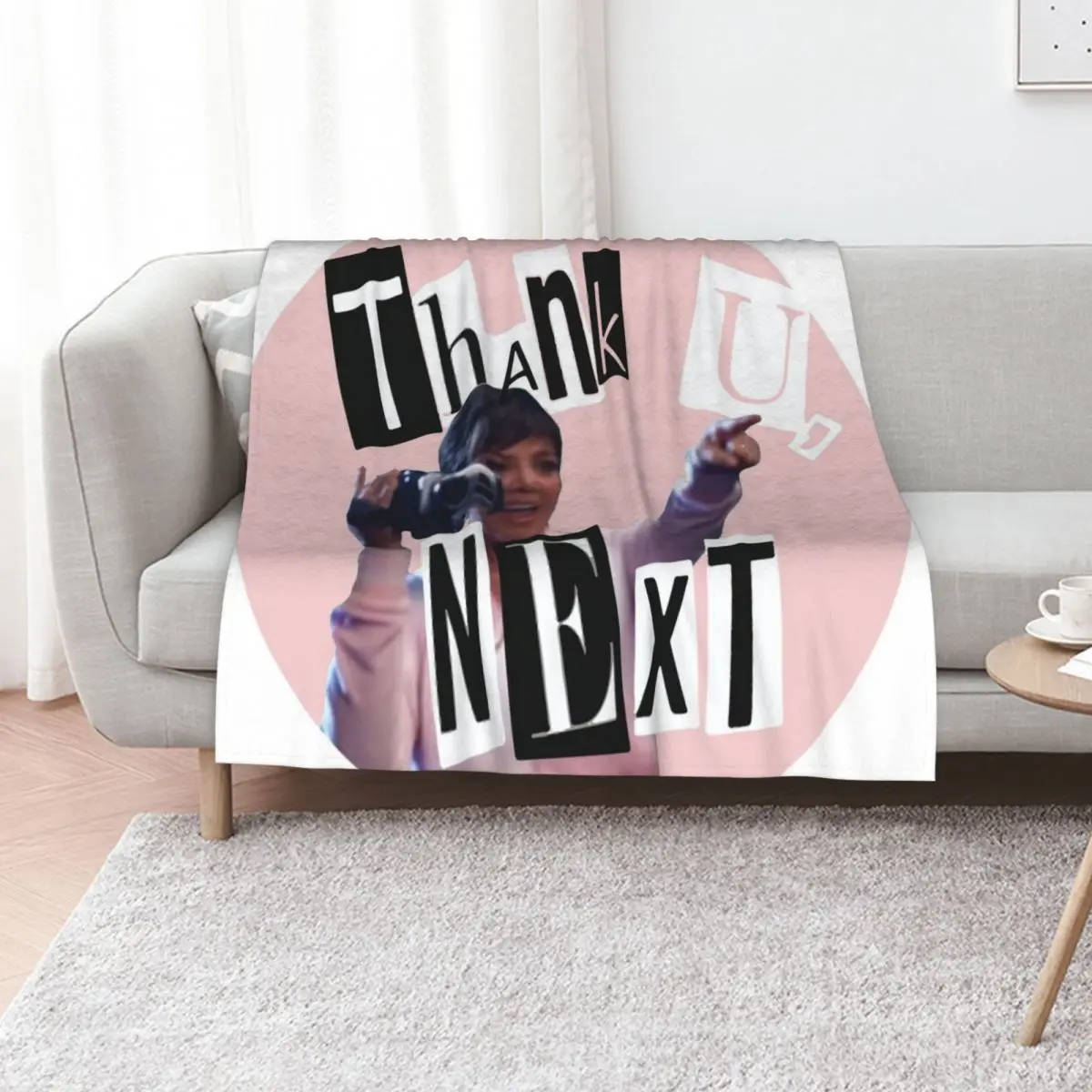 Thank u next kris Throw Blanket for winter Sofa funny gift Blankets For Sofas Weighted Thin Blankets