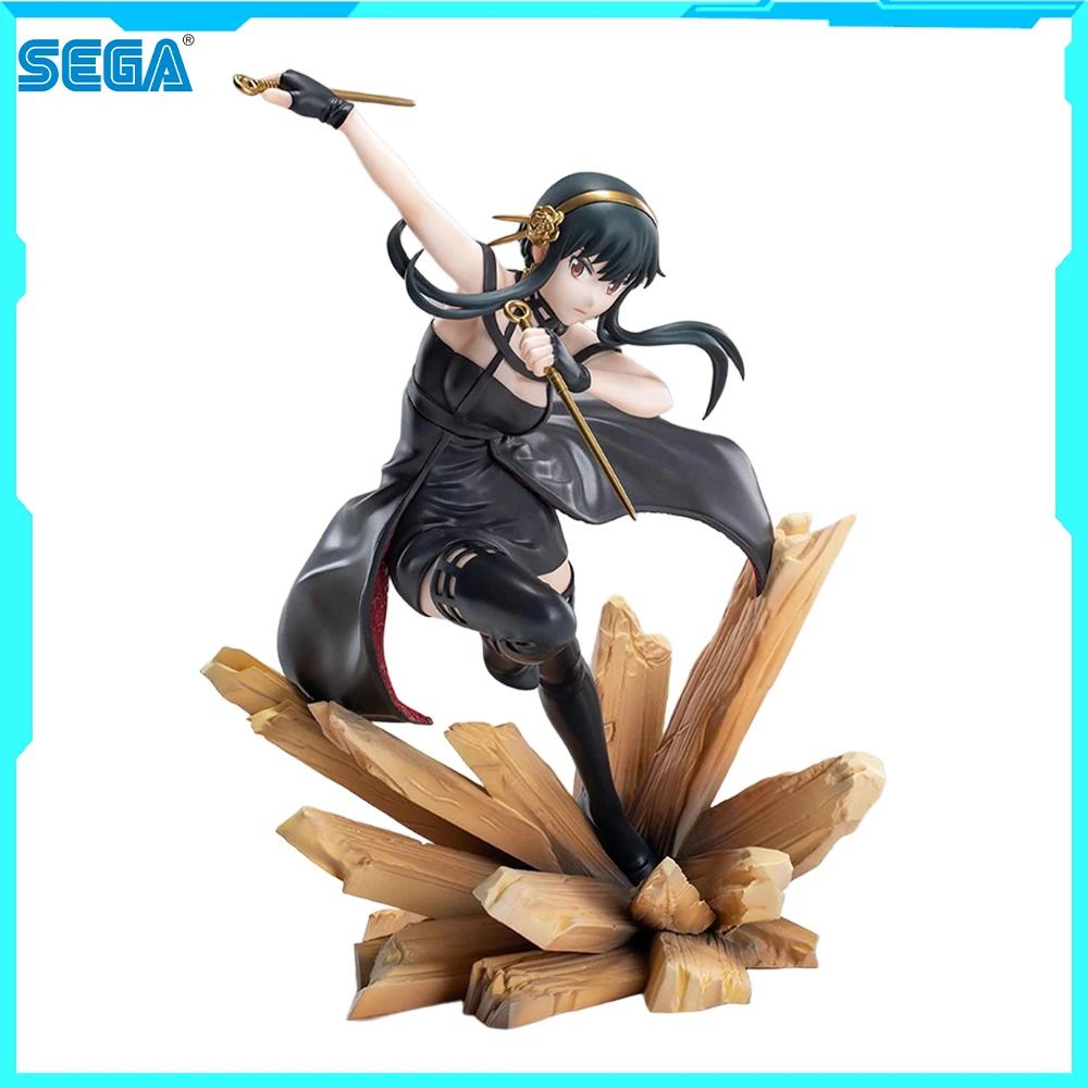 100% original em estoque sega luminasta espião × família yor forger anime figura de ação modelo decoração garagem kit coleção