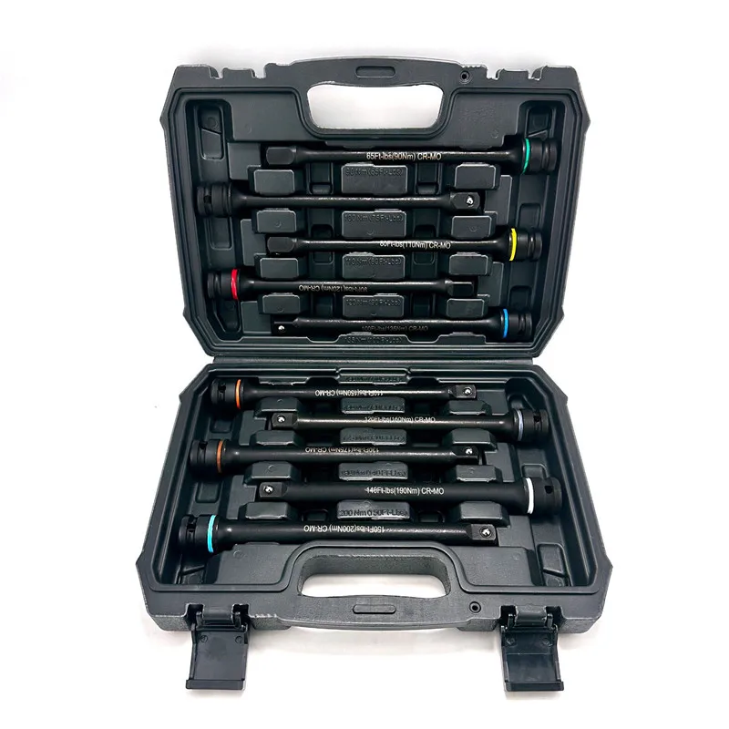 

10 шт., набор удлинительных стержней ограничения крутящего момента 1/2 дюйма, материал CR-MO, 65–150 фунтов