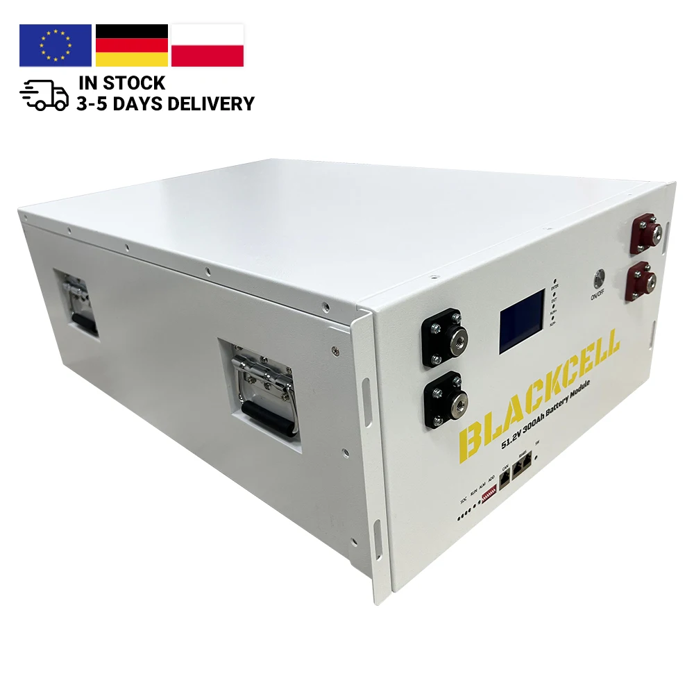 BLACKCELL DIY 16s 51.2v 280ah 230ah Lifepo4 Battery Empty Box/case for Solar Panel Energy Storage System with Solar Inverter view 3