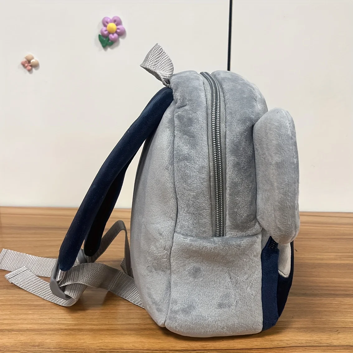 Personalized Name Plush Animal Backpack Cute Elephant Children Plush Backpack Customizable Boys Girls Kindergarten School Bag