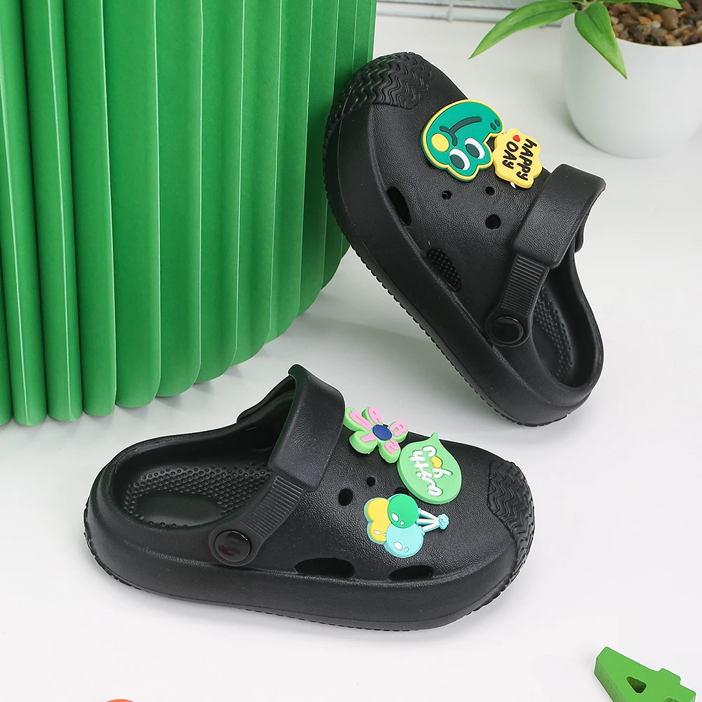 Zomer Kinderen Tuin Klompen Schoenen Jongens Strand Sandaal Kids Lichtgewicht Ademende Schattige Cartoon Slip Baby Slippers