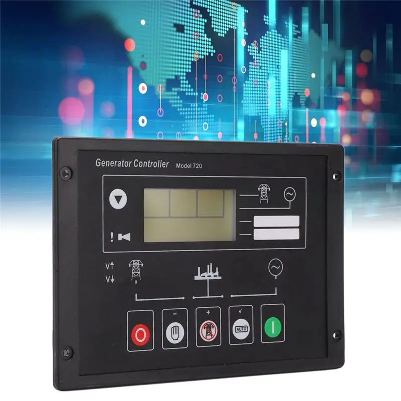 Leading-Edge-DSE720 Auto Start Generator Controller Module Generator Control Panel Alternator Protecting Control Board Genset Pa