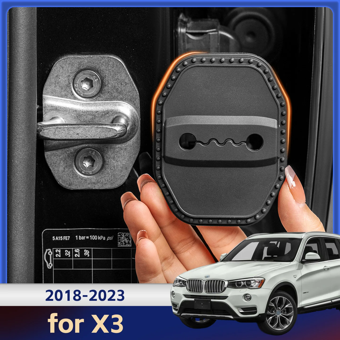 2/4Pcs Silicone Car… - image