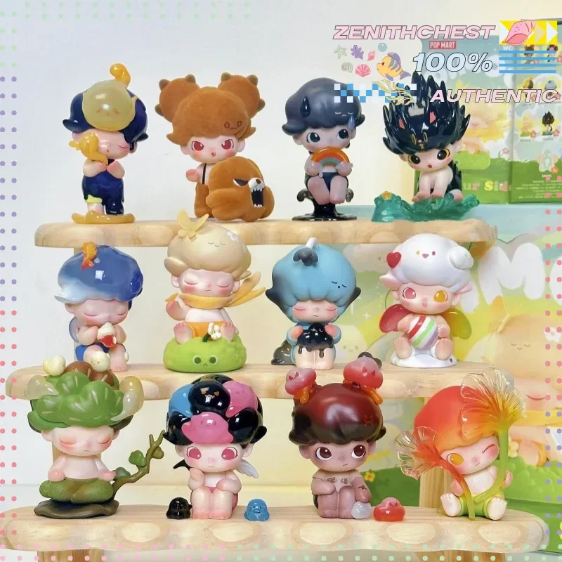 

Аутентичная POP MART Dimoo By Your Side Series Blind Box Intersting Очаровательная мини-кукла для декора стола и подарков любви