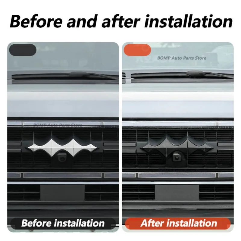 NEW Automotive Exterior Decoration Accessories DIY Modification Sequin ABS Patch For BYD Leopard 5