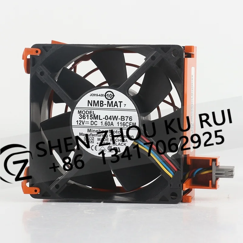 90X90X38MM NMB DC 12V 1.60A AC EC 9CM High air volume PWM temperature control 9038 4-wire 3615ML-04W-B76 cooling fan