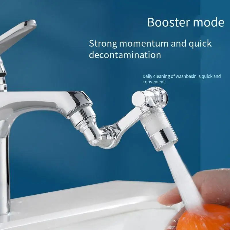 물튀김 방지 회전 물 절약 플라스틱 수도꼭지 스프레이 헤드, 1080 도 범용 탭 에어레이터, 세면대 탭 익스텐더 어댑터