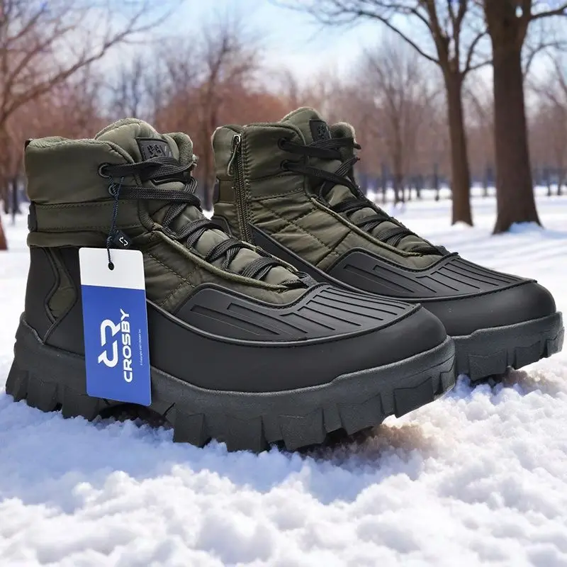 

Men's Winter Warmth Hiking Boots Comfortable and Versatile Unisex Hiking Boots Walking Shoes for Men and Women Casual Footwear