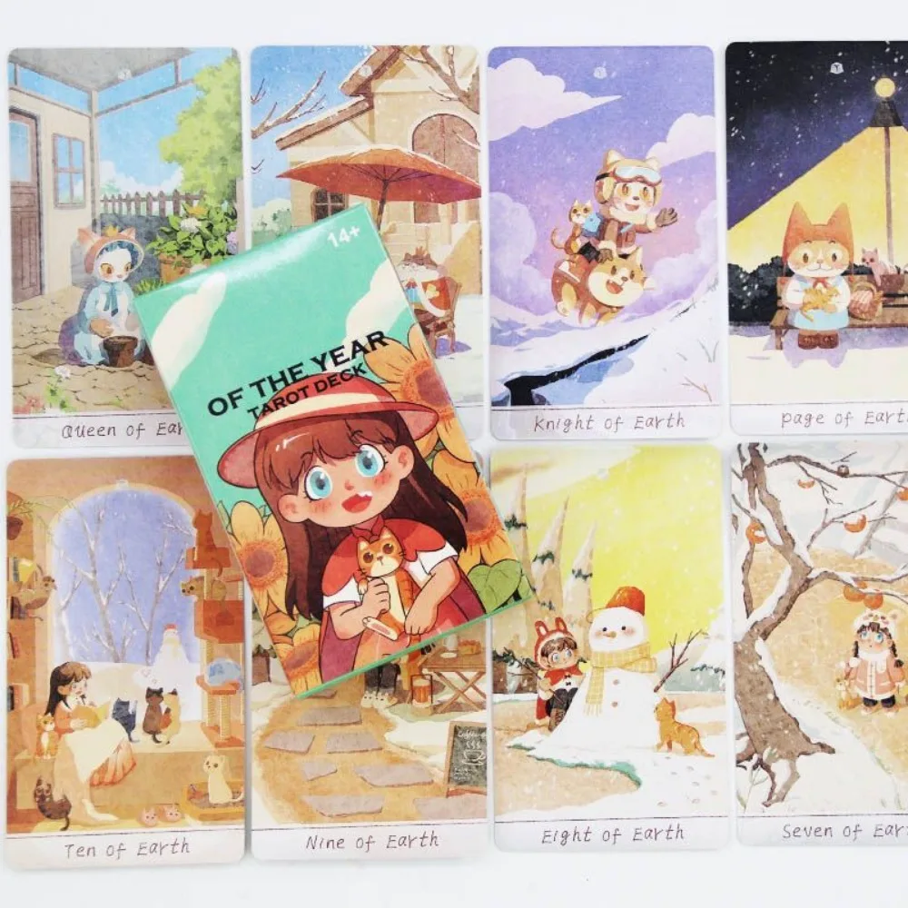 

MIRASOL and CAISIE Tarot Deck Fortune Telling Game 10.3*6cm 78 Tarot Cards