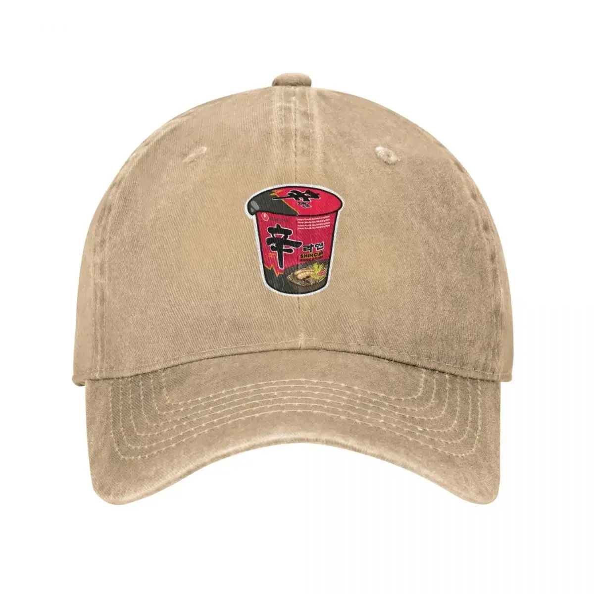 Shin Ramen Cup Baseball Cap Bobble Hat Trucker Cap Tea Hat Derby Hat Caps For Women Men's