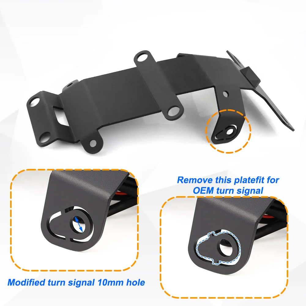 Fender Eliminator kit License Plate Holder Bracket For Yamaha XSR700 XSR 700 2015-2021 2022 2023 2024 2025 Motorcycle Tail Tidy