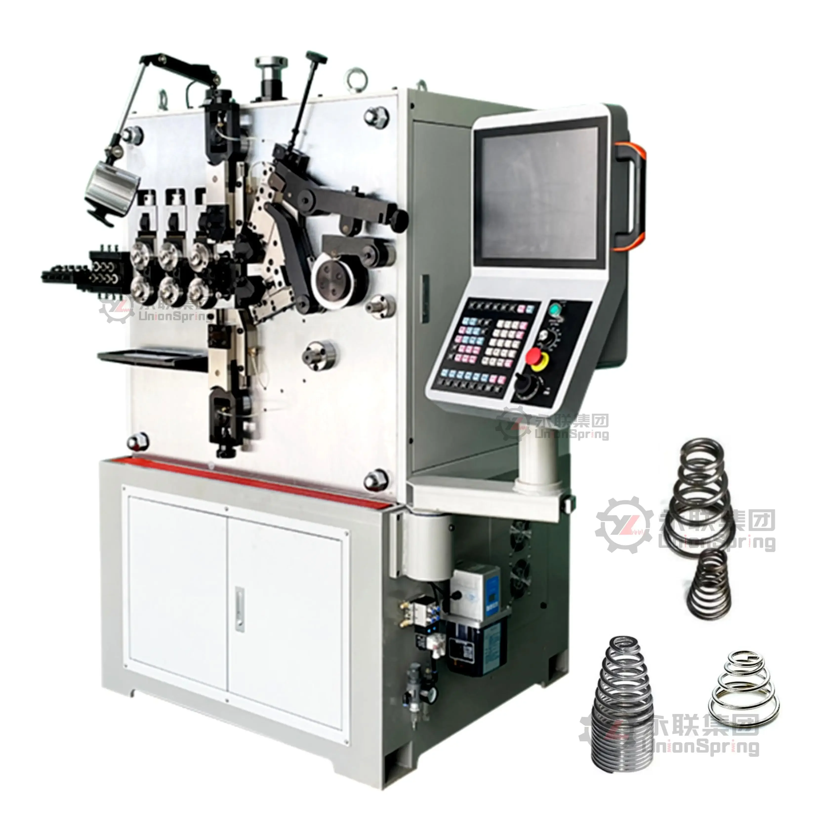 US-540 High Speed CNC Automatic Conical Compression Spring Making Machine