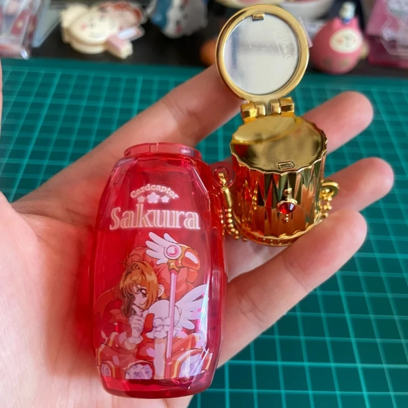 In Stock  Bandai Cardcaptor Sakura Lipstick Storage Lipstick Shell Pendant Pendant Twisted Egg Protective Case