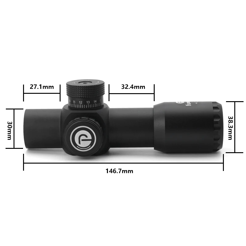 Tactical HD 3x28/4x28 IR Red and Green Crosshair 30mm Short Riflescope Outdoor Optics view 6