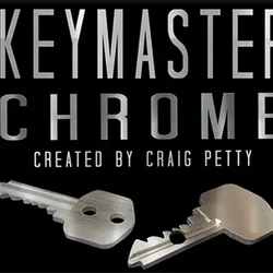 KEYMASTER CHROME Created By Craig Petty Magic Trick Magician Close Up Illusion Magia Gimmick Prop Mentalism Comedy Street