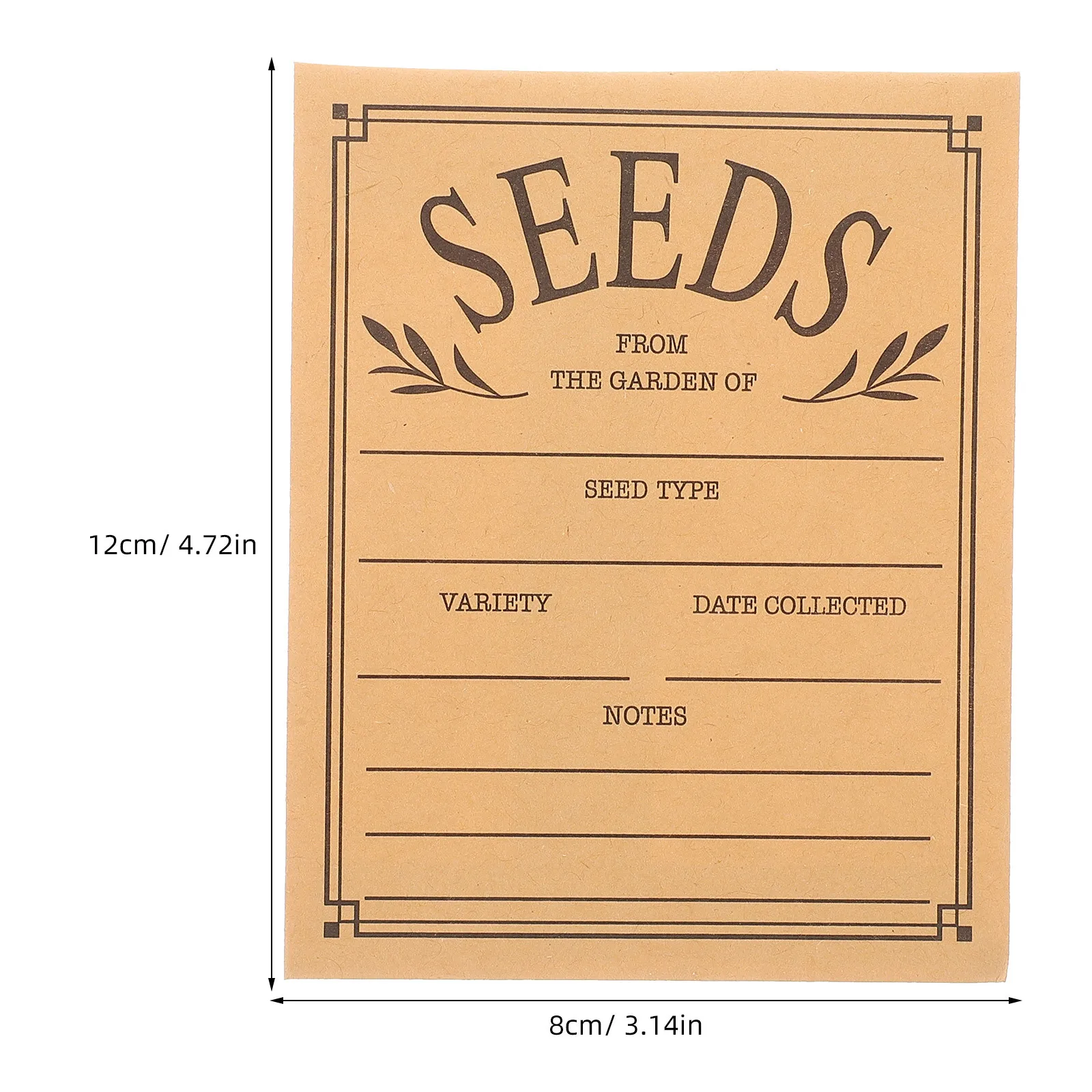 50pcs Seed Envelopes Kraft Paper Packets For Seeds Storage Small Envelopes Multi-Use Organizing Solution Seed Containers