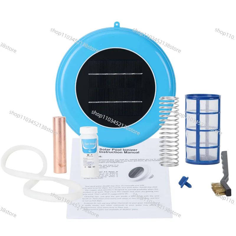 

Solar Pool Ionizer Solar Copper Silver Ion Water Processor Pool Water Purifier