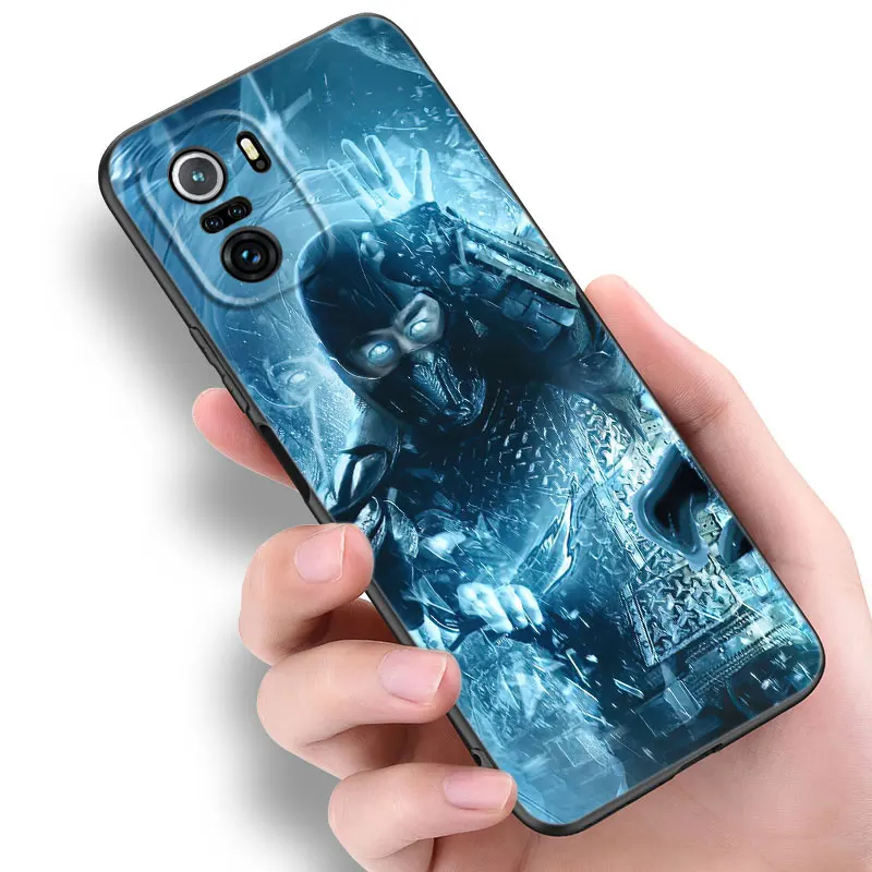 Mortal Kombat Game Black Silicone Phone Case For Xiaomi POCO X3 X4 NFC F5 M3 M4 M6 X5 X6 Pro F3 F4 GT 5G C55 C65 M5