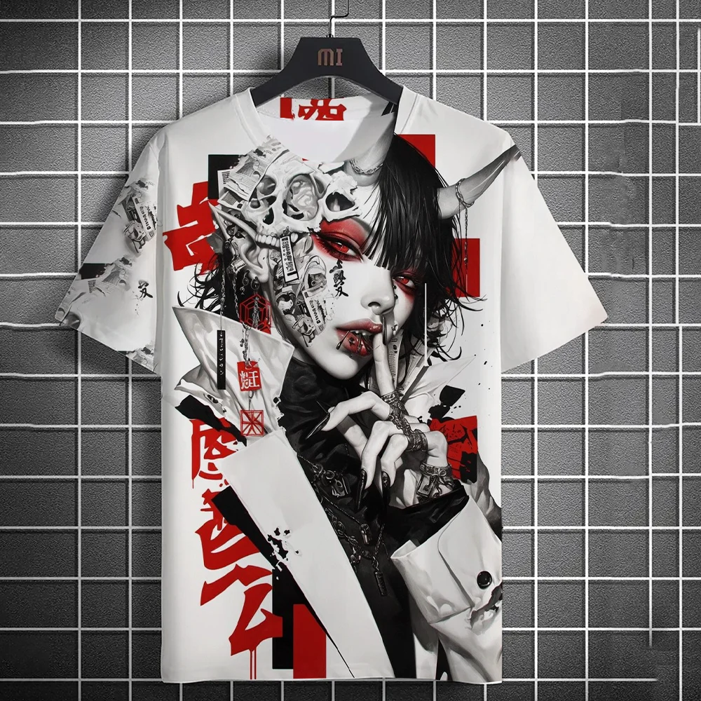 جديد الصيف Hot البيع ثلاثية الأبعاد الرجال التدرج تي شيرت Harajuku مصمم عادية كم قصير بلايز تي شيرت المتضخم ملابس للرجال