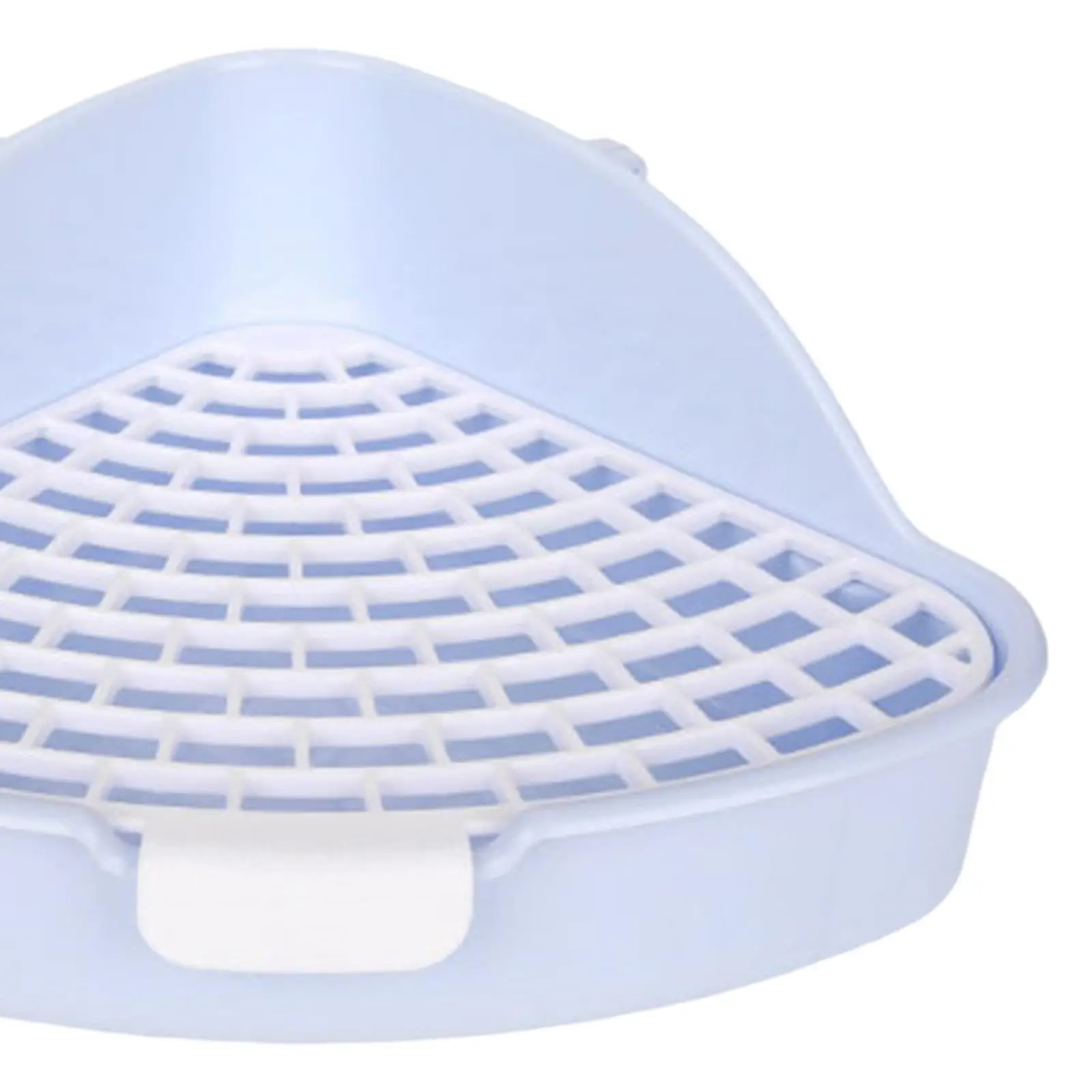 Medium Rabbit Litter Box Triangle Potty Bunny Corner Toilet Box Small Animal Cage Toilet for Rabbit Small Animals Supplies Cage