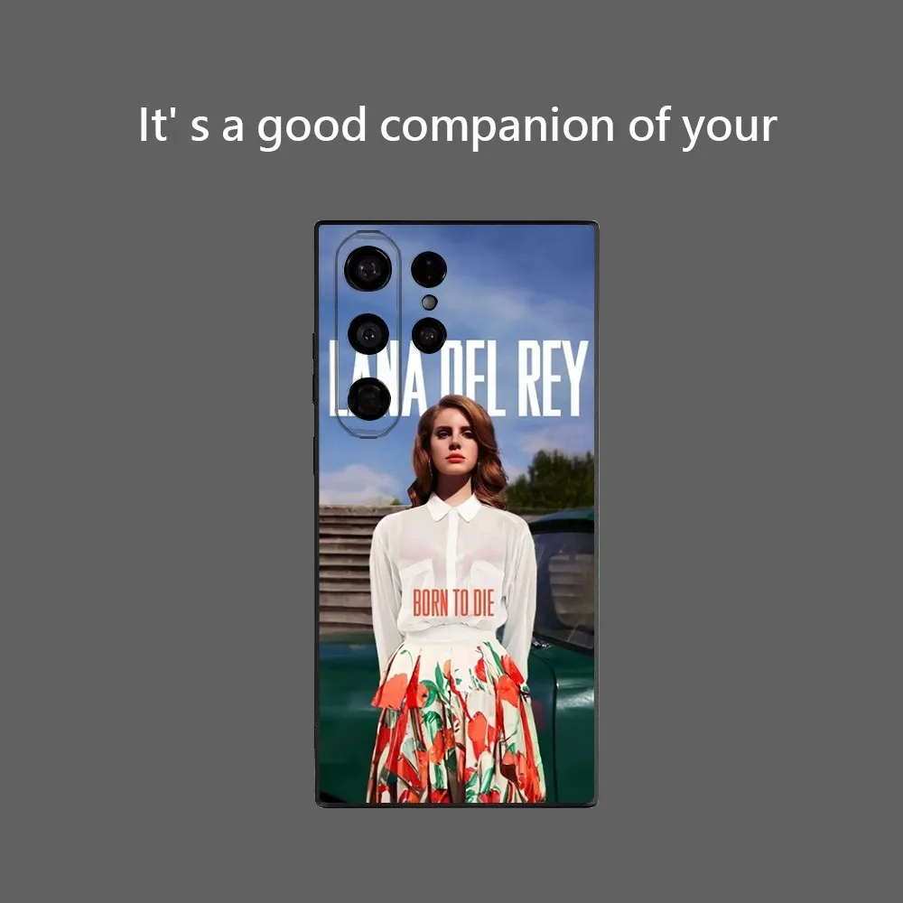 L-Lana Del R-Rey Phone Case for Samsung Galaxy S25 Ultra S22 S23 S24 Ultra S21 S20 5G Protective Soft Silicone TPU Funda