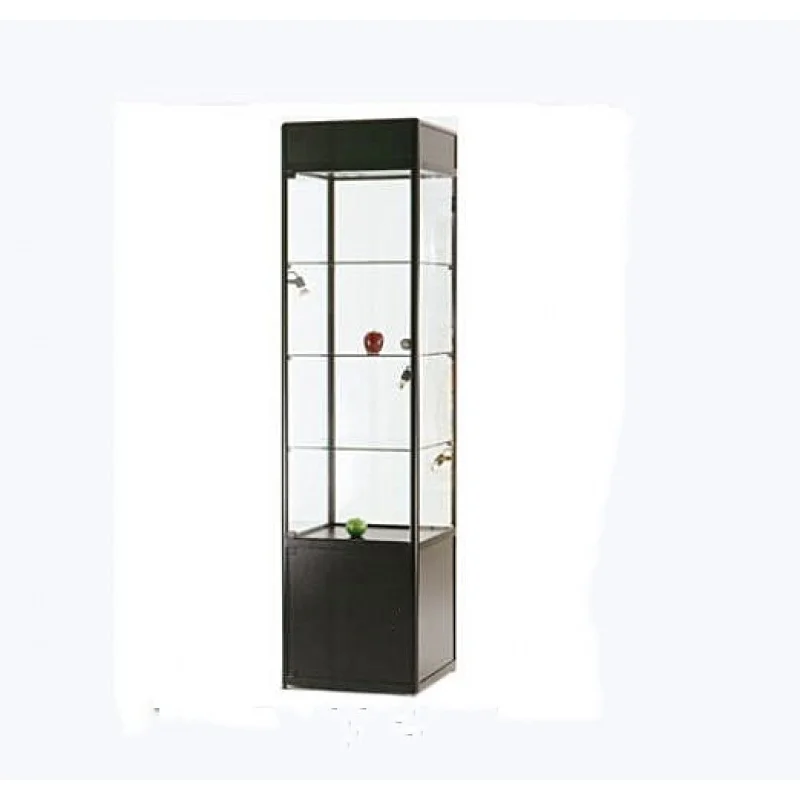 

custom，Factory Price Wall Display Cabinet Multi-layer Vitrina Showcase Glass Display Showcase for Products with Lock