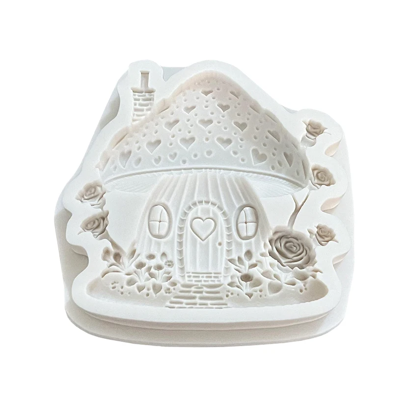 Heart Mushroom Castle Mold 3