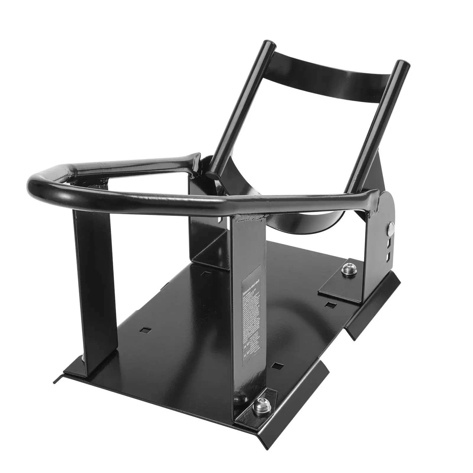 Motorcycle Wheel Chock, 1800 lbs Capacity Wheel Holder, Heavy-duty Steel Motorcycle Front Wheel Stand with 3 Adjustable Holes, For 15 