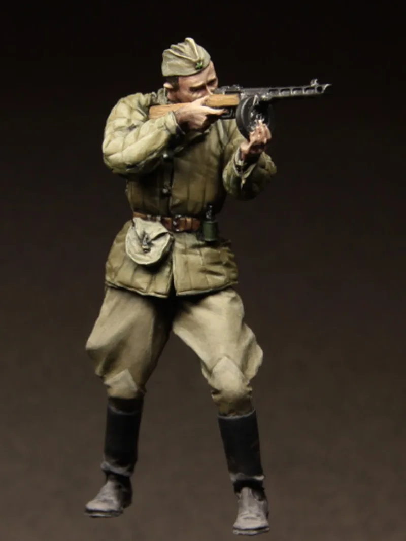 หุ่นเรซินขนาด1/35 Kit-C181 Wii soviet Union ทหารราบเบอร์ลิน1945ไม่ได้ประกอบของเล่นขนาดเล็กทางทหาร