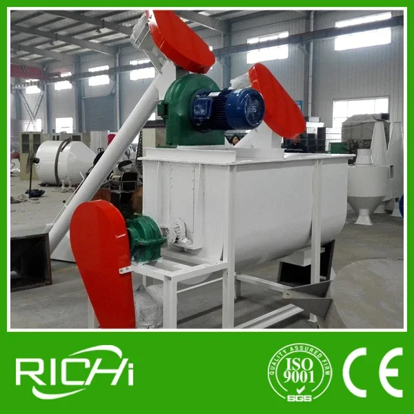 Factory Supply 1-2 T/H Fully Automatic Animal Feed Production Line / Animal Feed Making Machine